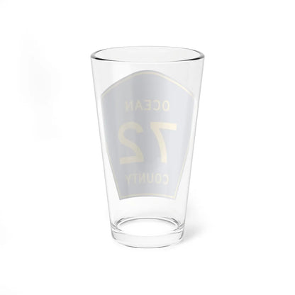Ocean County Route 72 NJ (New Jersey) (Road Sign) Pint Glass 16oz - Go Mug Yourself