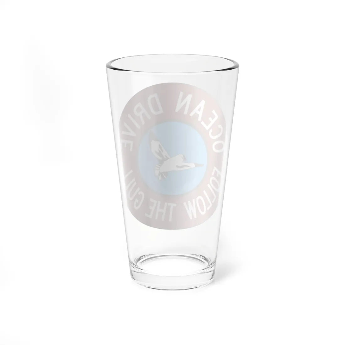 Ocean Drive NJ (New Jersey) (Road Sign) Pint Glass 16oz - Go Mug Yourself