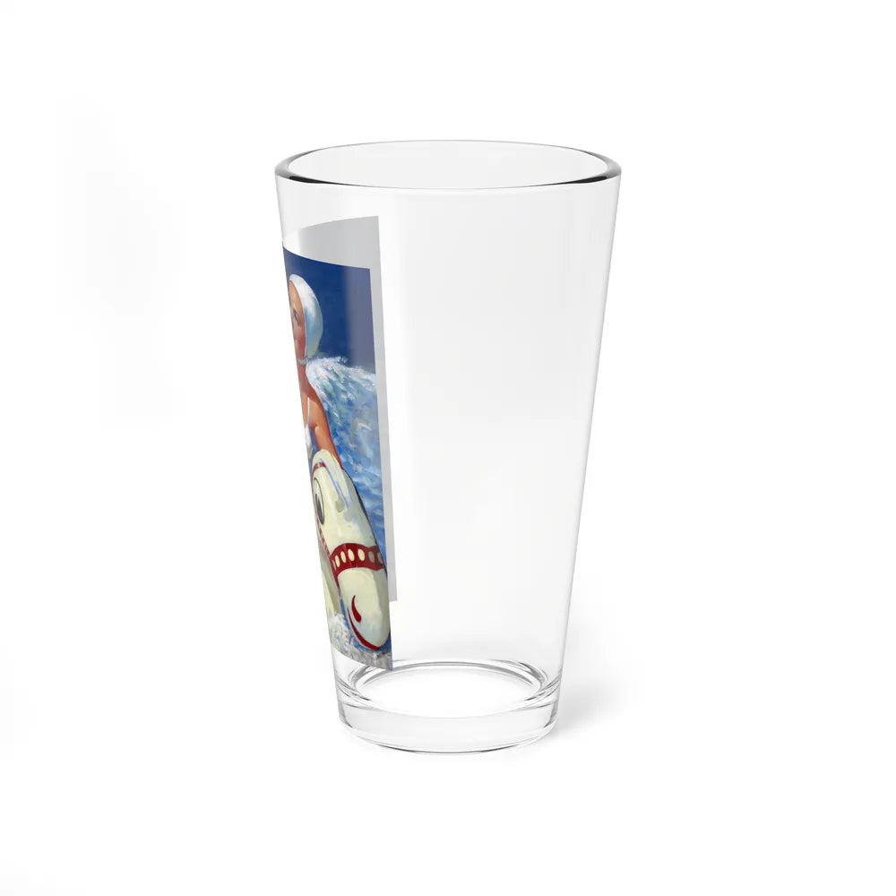 Ocean Fun (Magazine Illustration) Pint Glass 16oz-Go Mug Yourself