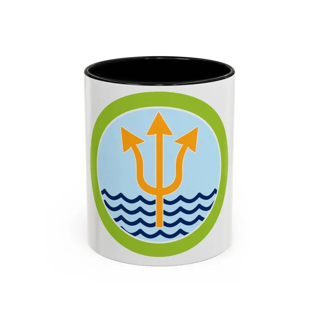 Oceanography (Boy Scout Merit Badge) Accent Coffee Mug 11oz Black - Go Mug Yourself