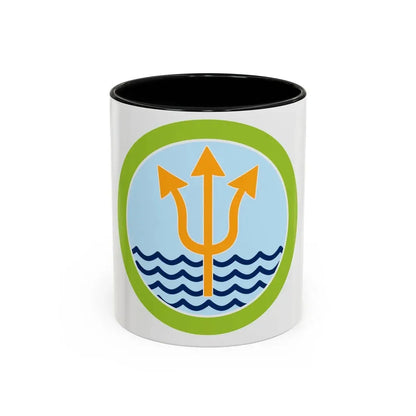 Oceanography (Boy Scout Merit Badge) Accent Coffee Mug 11oz Black - Go Mug Yourself