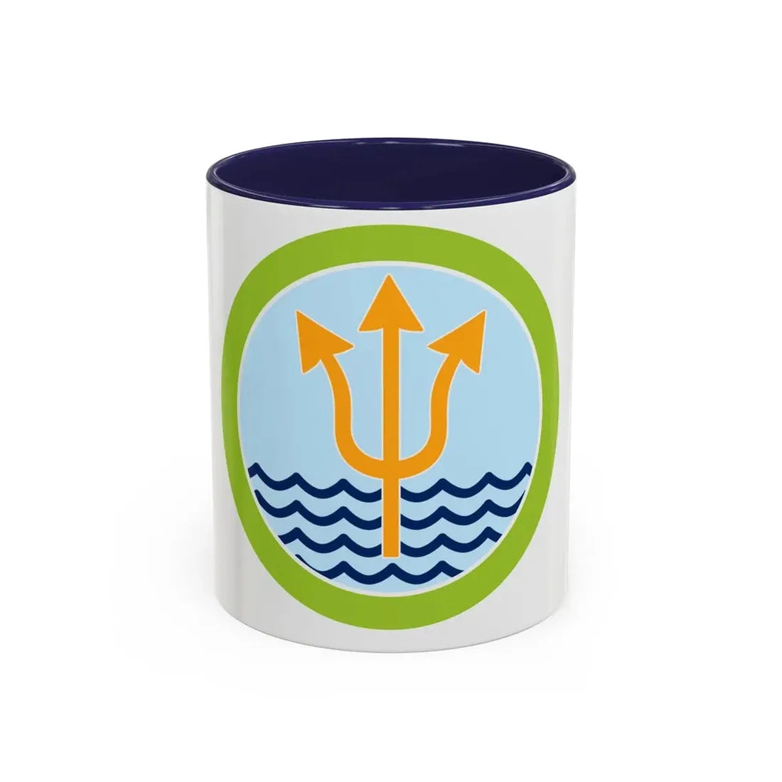 Oceanography (Boy Scout Merit Badge) Accent Coffee Mug 11oz Navy - Go Mug Yourself