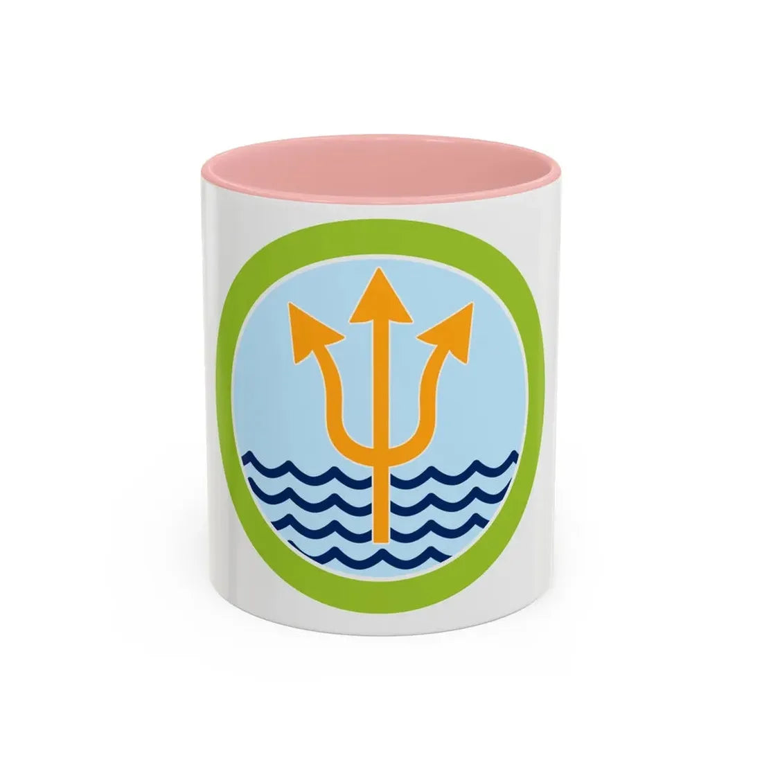 Oceanography (Boy Scout Merit Badge) Accent Coffee Mug 11oz Pink - Go Mug Yourself