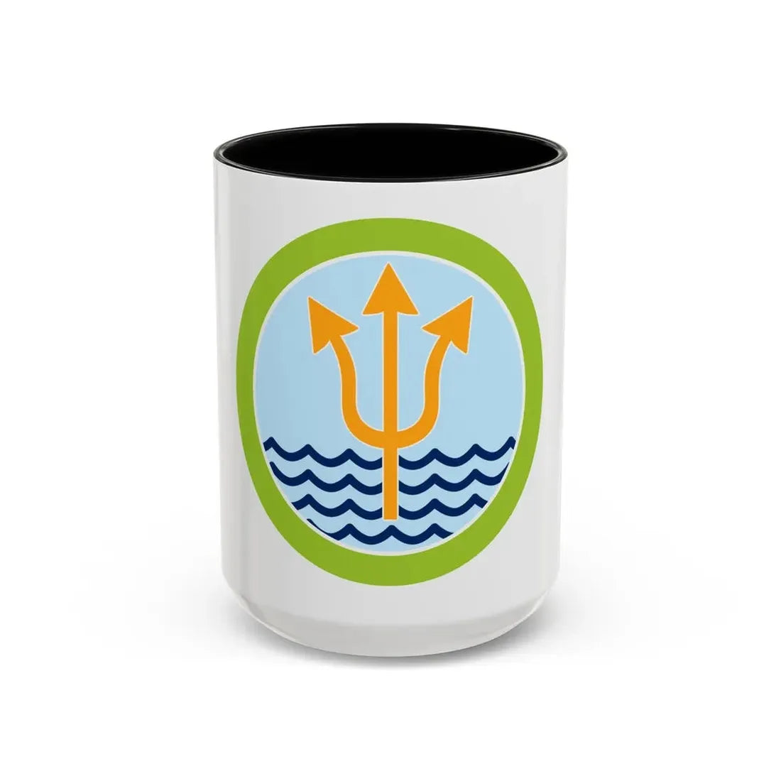 Oceanography (Boy Scout Merit Badge) Accent Coffee Mug 15oz Black - Go Mug Yourself