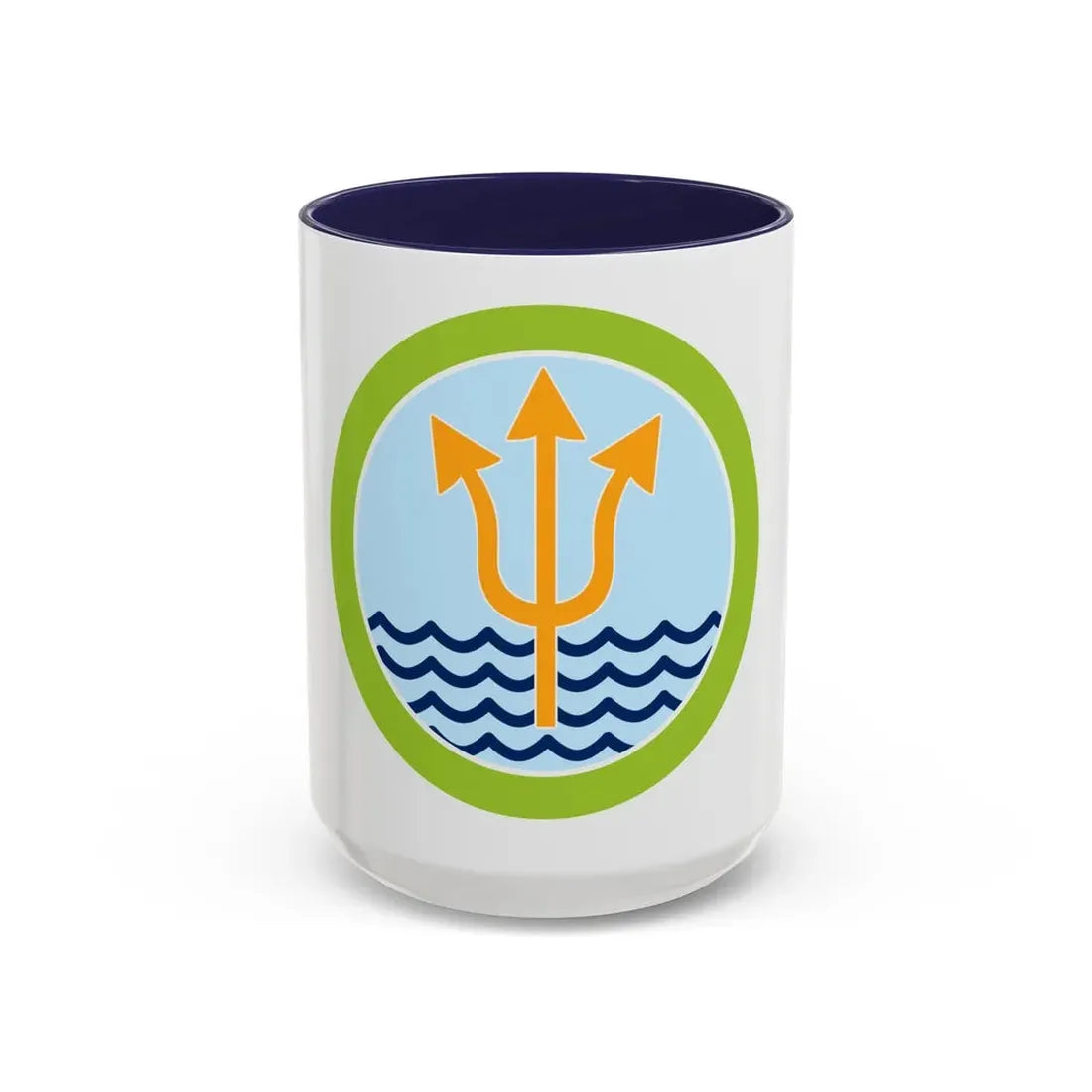 Oceanography (Boy Scout Merit Badge) Accent Coffee Mug 15oz Navy - Go Mug Yourself