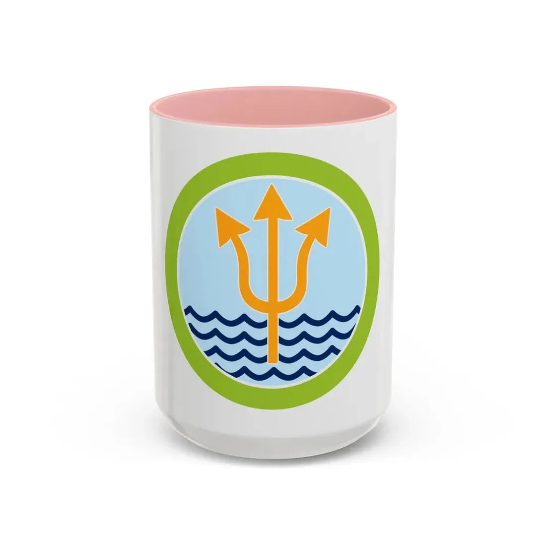 Oceanography (Boy Scout Merit Badge) Accent Coffee Mug 15oz Pink - Go Mug Yourself