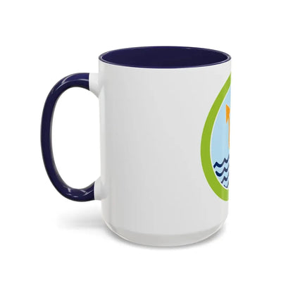 Oceanography (Boy Scout Merit Badge) Accent Coffee Mug - Go Mug Yourself