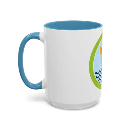 Oceanography (Boy Scout Merit Badge) Accent Coffee Mug - Go Mug Yourself