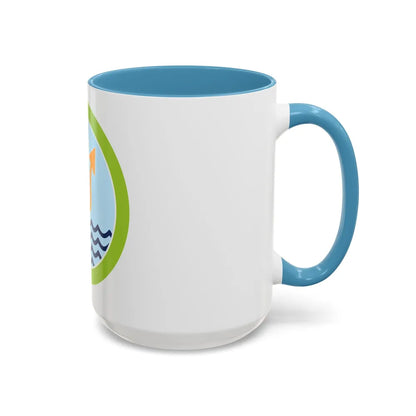 Oceanography (Boy Scout Merit Badge) Accent Coffee Mug-Go Mug Yourself