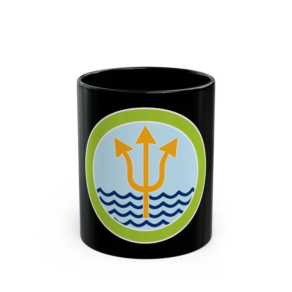 Oceanography (Boy Scout Merit Badge) Black Coffee Mug-11oz-Go Mug Yourself