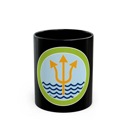 Oceanography (Boy Scout Merit Badge) Black Coffee Mug-11oz-Go Mug Yourself