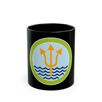 Oceanography (Boy Scout Merit Badge) Black Coffee Mug 11oz - Go Mug Yourself