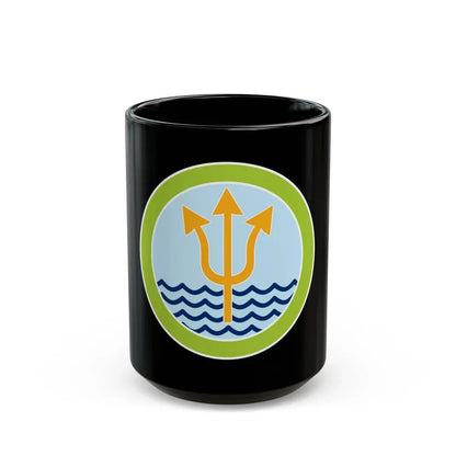 Oceanography (Boy Scout Merit Badge) Black Coffee Mug 15oz - Go Mug Yourself