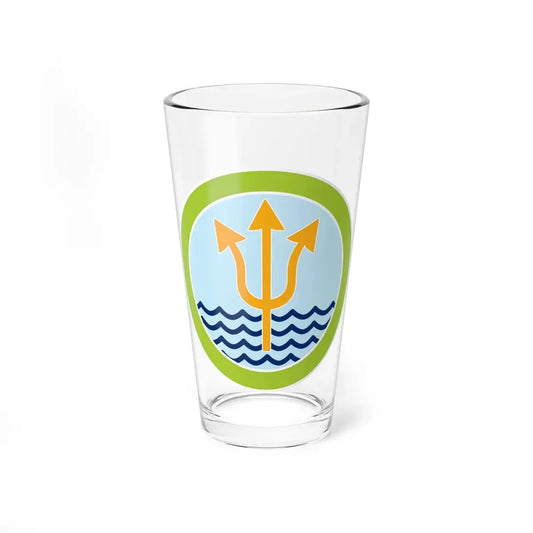 Oceanography (Boy Scout Merit Badge) Pint Glass 16oz 16oz - Go Mug Yourself