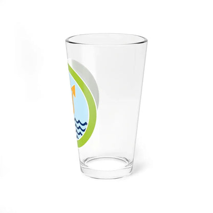 Oceanography (Boy Scout Merit Badge) Pint Glass 16oz - Go Mug Yourself