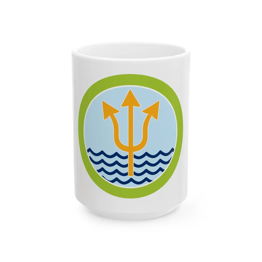 Oceanography (Boy Scout Merit Badge) White Coffee Mug-15oz-Go Mug Yourself