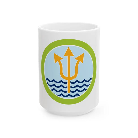 Oceanography (Boy Scout Merit Badge) White Coffee Mug-15oz-Go Mug Yourself