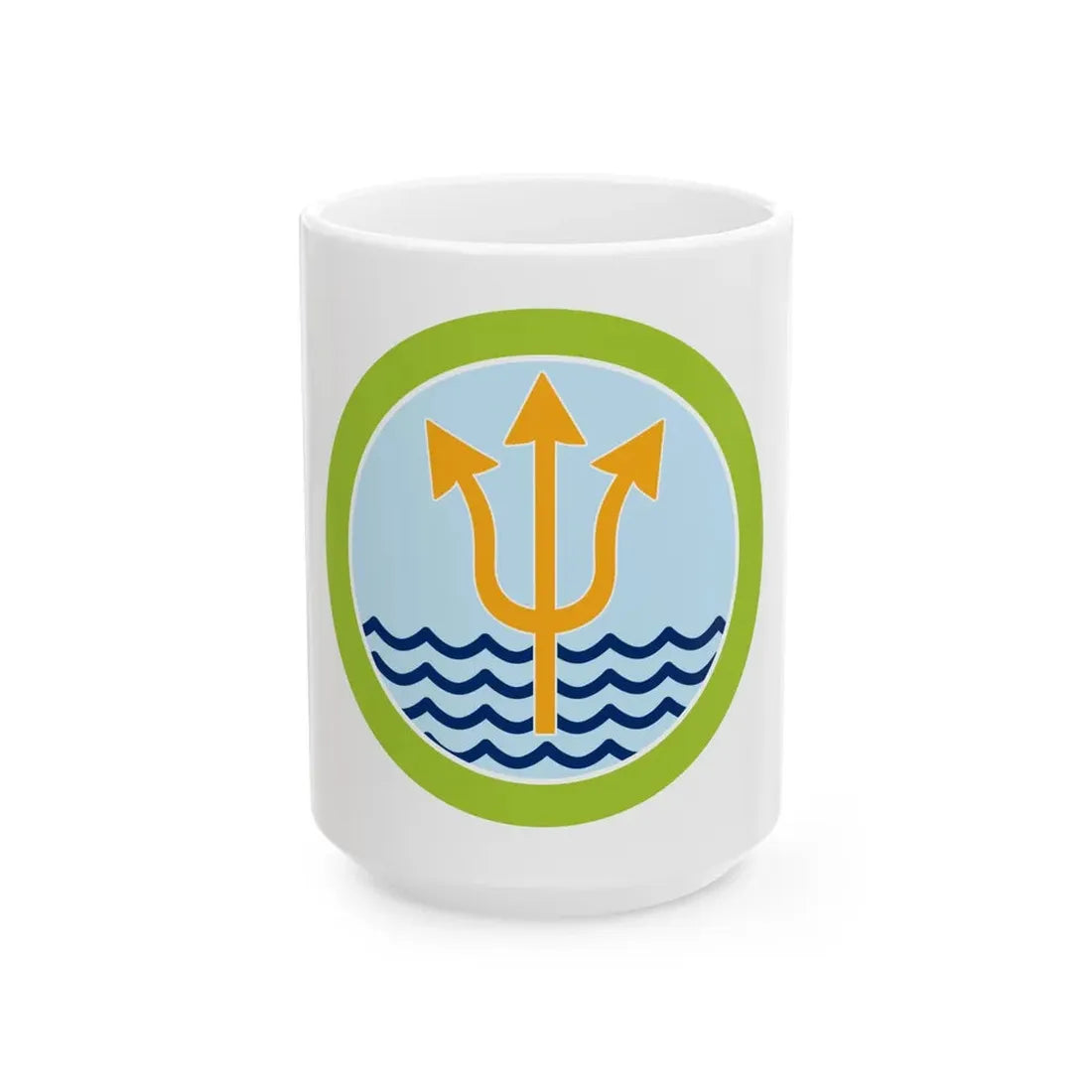 Oceanography (Boy Scout Merit Badge) White Coffee Mug 15oz - Go Mug Yourself