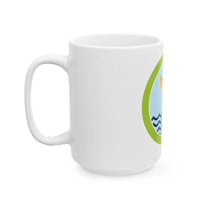 Oceanography (Boy Scout Merit Badge) White Coffee Mug - Go Mug Yourself