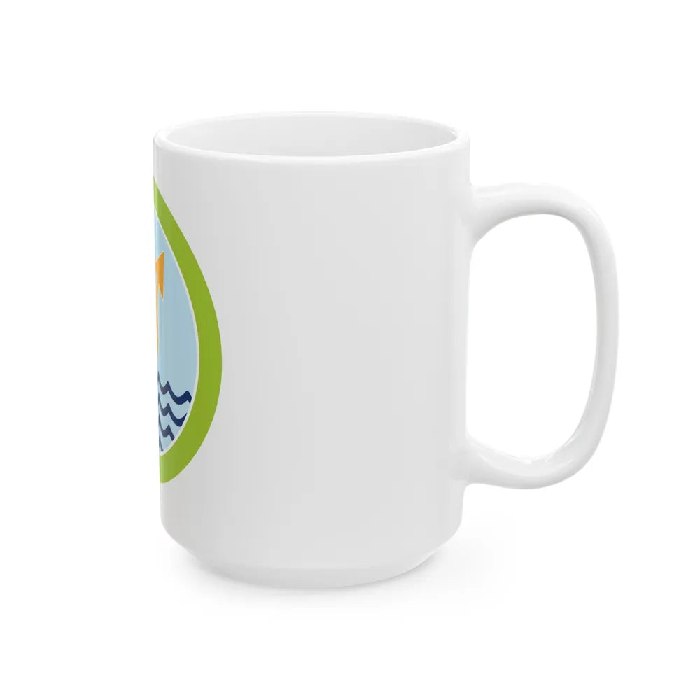 Oceanography (Boy Scout Merit Badge) White Coffee Mug-Go Mug Yourself