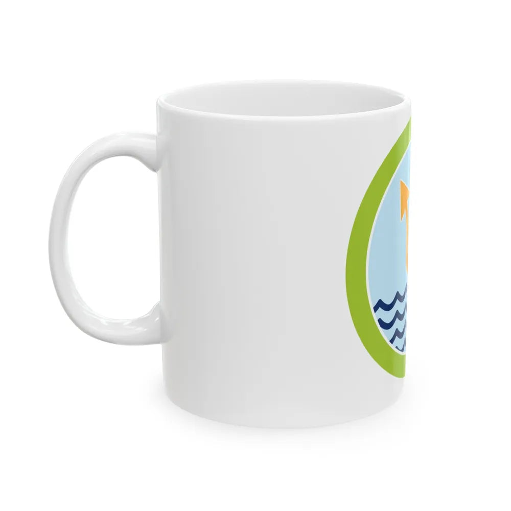 Oceanography (Boy Scout Merit Badge) White Coffee Mug-Go Mug Yourself