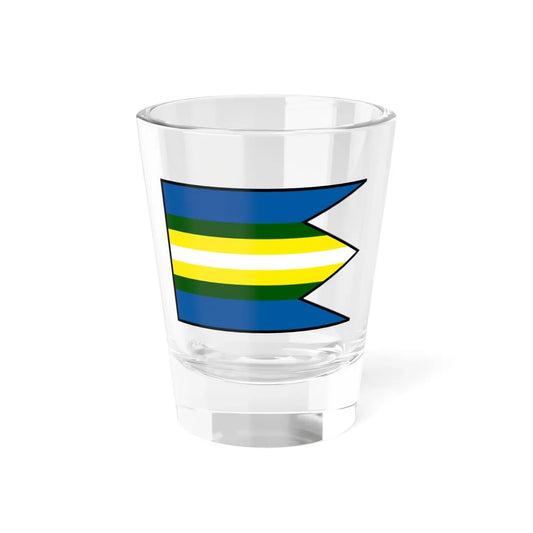 Ochodnica Kysucke Nove Mesto Flag (Slovakia) Shot Glass 1.5oz 1.5oz - Go Mug Yourself