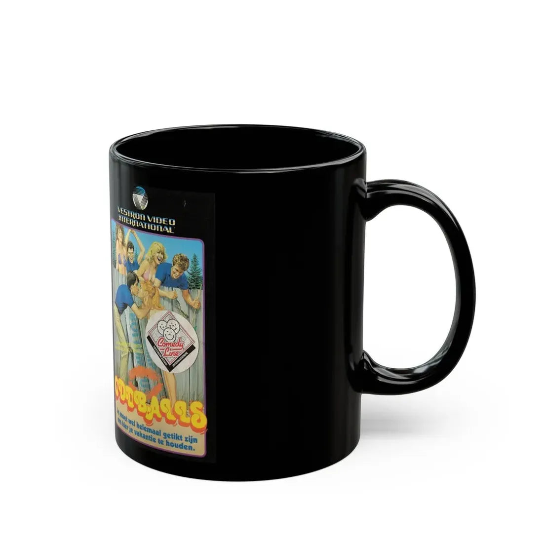 ODDBALLS (VHS COVER) - Black Coffee Mug - Go Mug Yourself