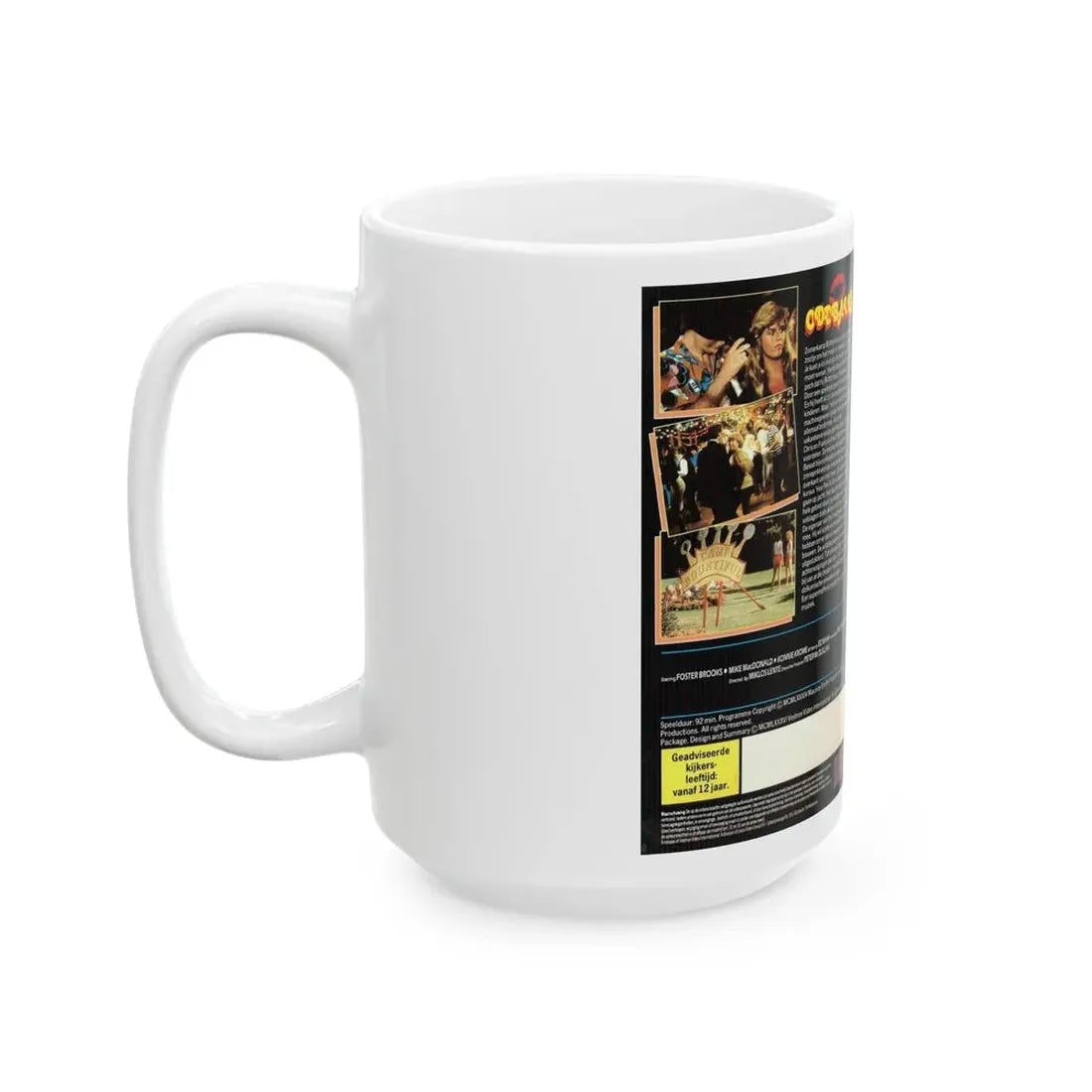 ODDBALLS (VHS COVER) - White Coffee Mug - Go Mug Yourself