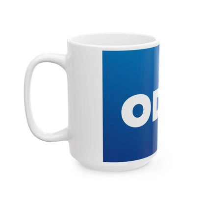 ODS vlajka logotyp (Czech Republic) White Coffee Mug - Go Mug Yourself
