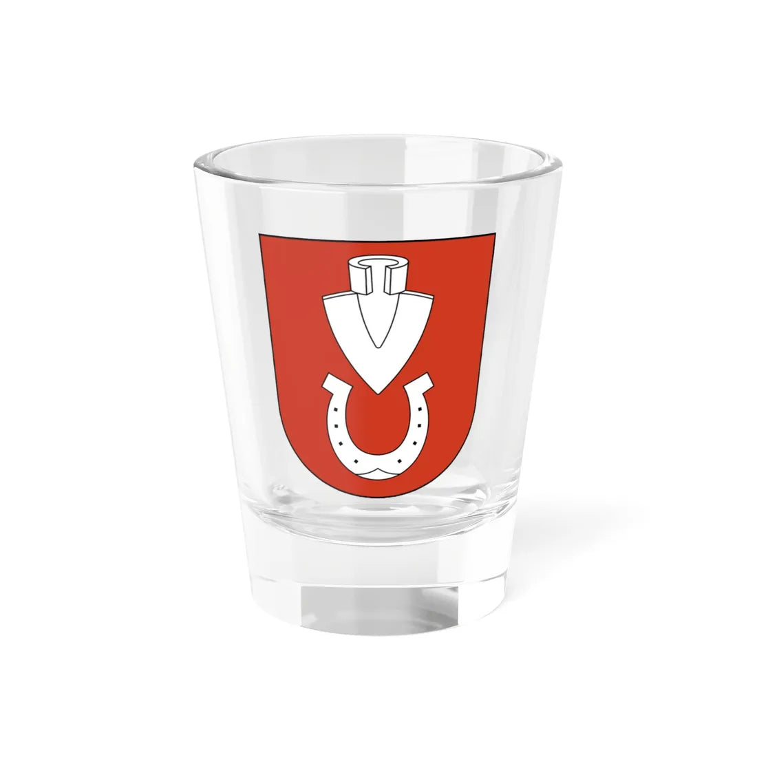 Oerlikon-blazon (Switzerland) (Coat of Arms) Shot Glass 1.5oz 1.5oz - Go Mug Yourself