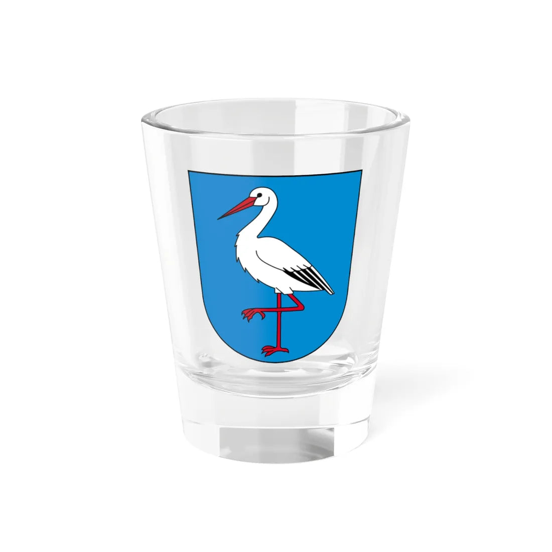 Oetwil am See-blazon (Switzerland) (Coat of Arms) Shot Glass 1.5oz 1.5oz - Go Mug Yourself