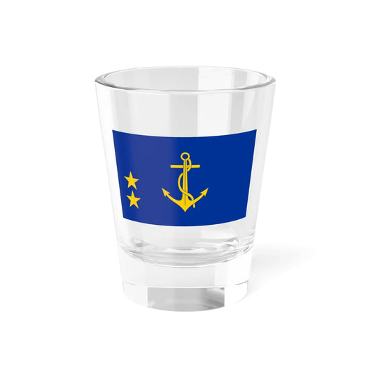 OF-7 Command flag vice admiral VM1 (Germany) Shot Glass 1.5oz 1.5oz - Go Mug Yourself