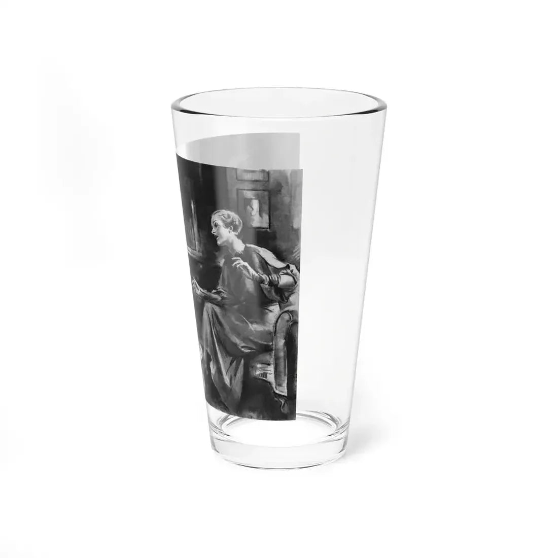 Of a Laxness, Ladies' Home Journal, July 1934 (Magazine Illustration) Pint Glass 16oz - Go Mug Yourself