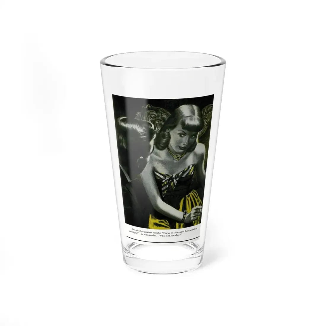 Of Course, She's Older (2), Redbook, February 1947 (Magazine Illustration) Pint Glass 16oz 16oz - Go Mug Yourself