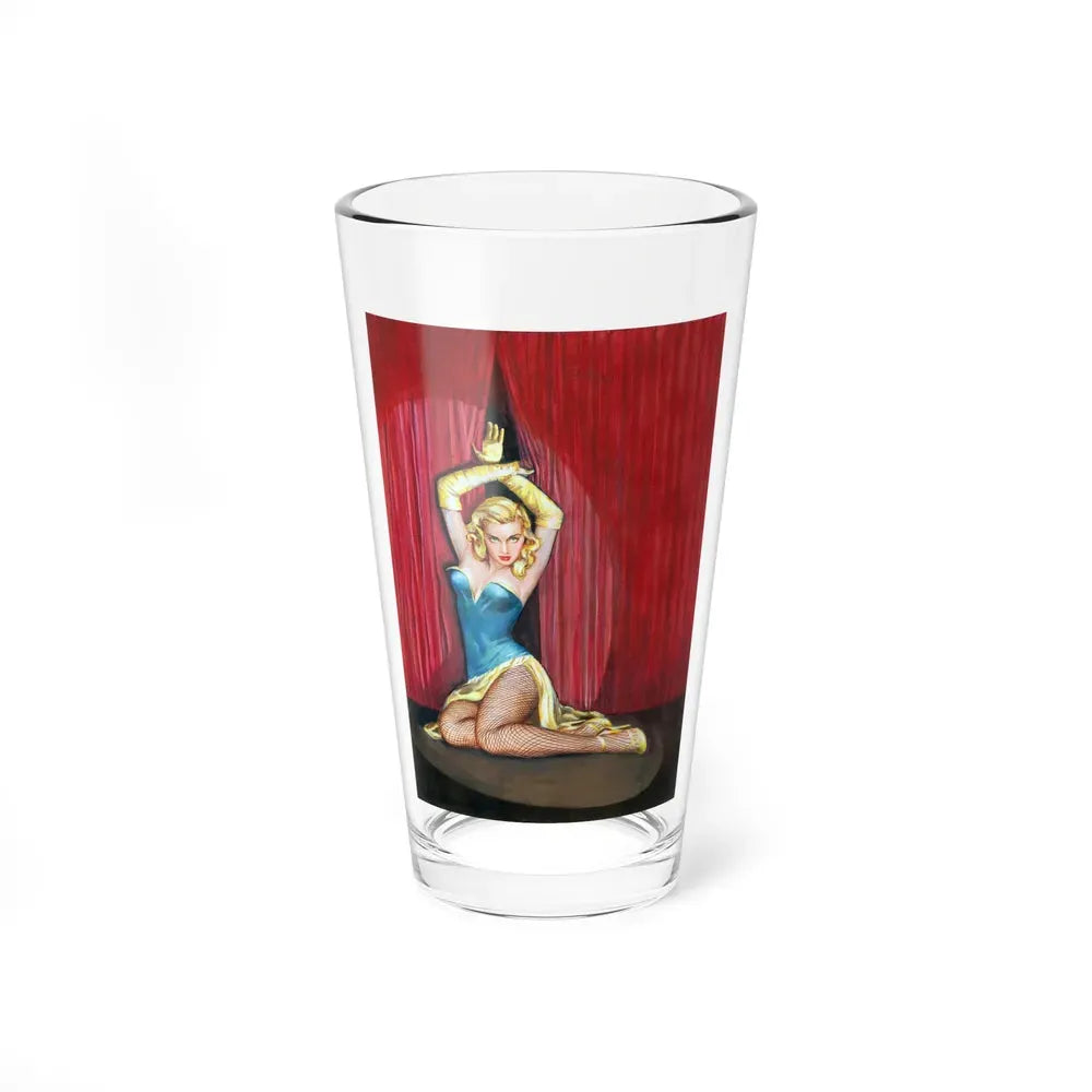 Of G Strings and Strippers, paperback cover, 1959 - Pint Glass 16oz 16oz - Go Mug Yourself