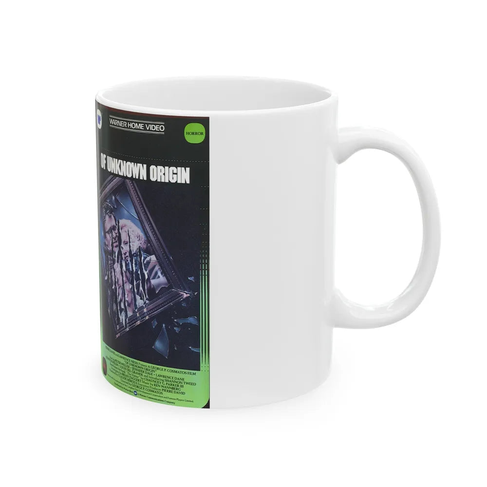 OF UNKNOWN ORIGIN (VHS COVER) - White Coffee Mug-Go Mug Yourself