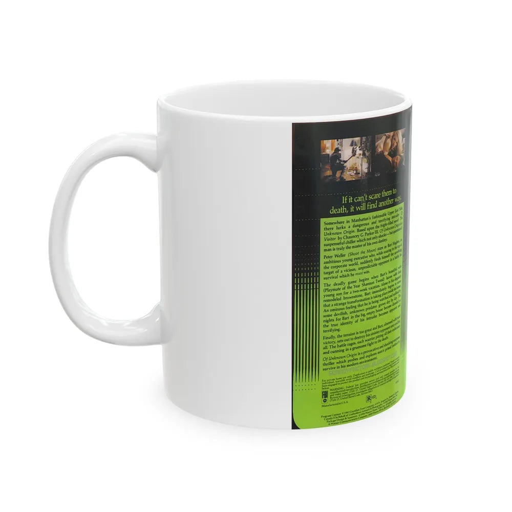 OF UNKNOWN ORIGIN (VHS COVER) - White Coffee Mug-Go Mug Yourself