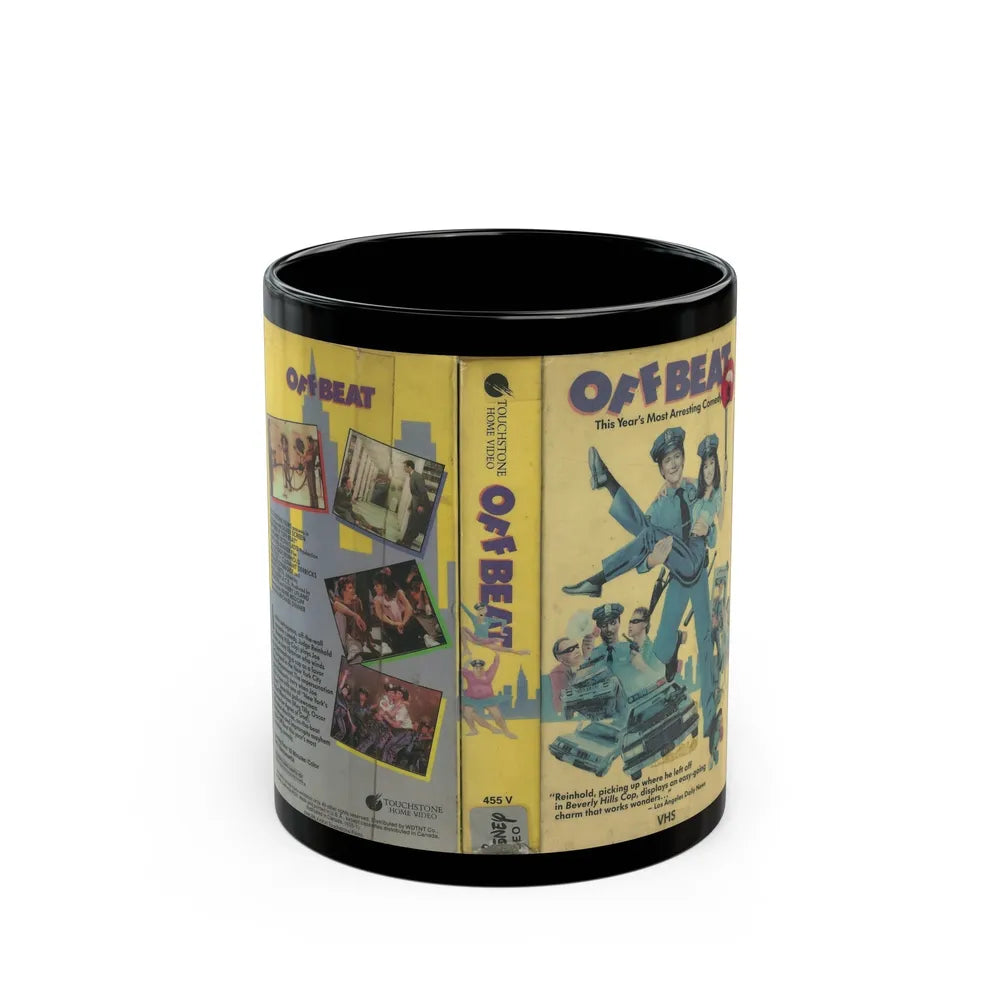 OFF BEAT (VHS COVER) - Black Coffee Mug-11oz-Go Mug Yourself