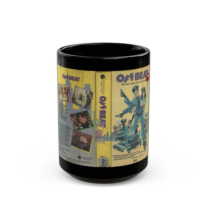 OFF BEAT (VHS COVER) - Black Coffee Mug-15oz-Go Mug Yourself