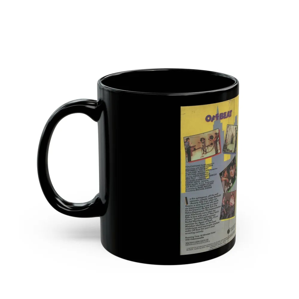 OFF BEAT (VHS COVER) - Black Coffee Mug-Go Mug Yourself