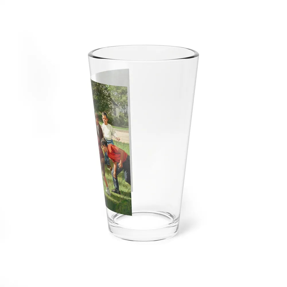 Off Duty (Magazine Illustration) Pint Glass 16oz-Go Mug Yourself