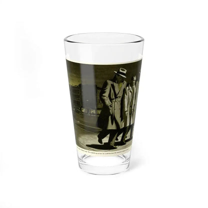 Off to Meet Mr Big, 1950 (Magazine Illustration) Pint Glass 16oz 16oz - Go Mug Yourself