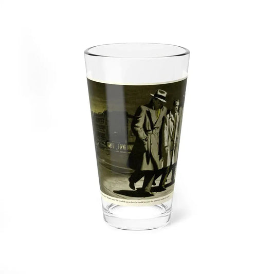 Off to Meet Mr Big, 1950 (Magazine Illustration) Pint Glass 16oz 16oz - Go Mug Yourself