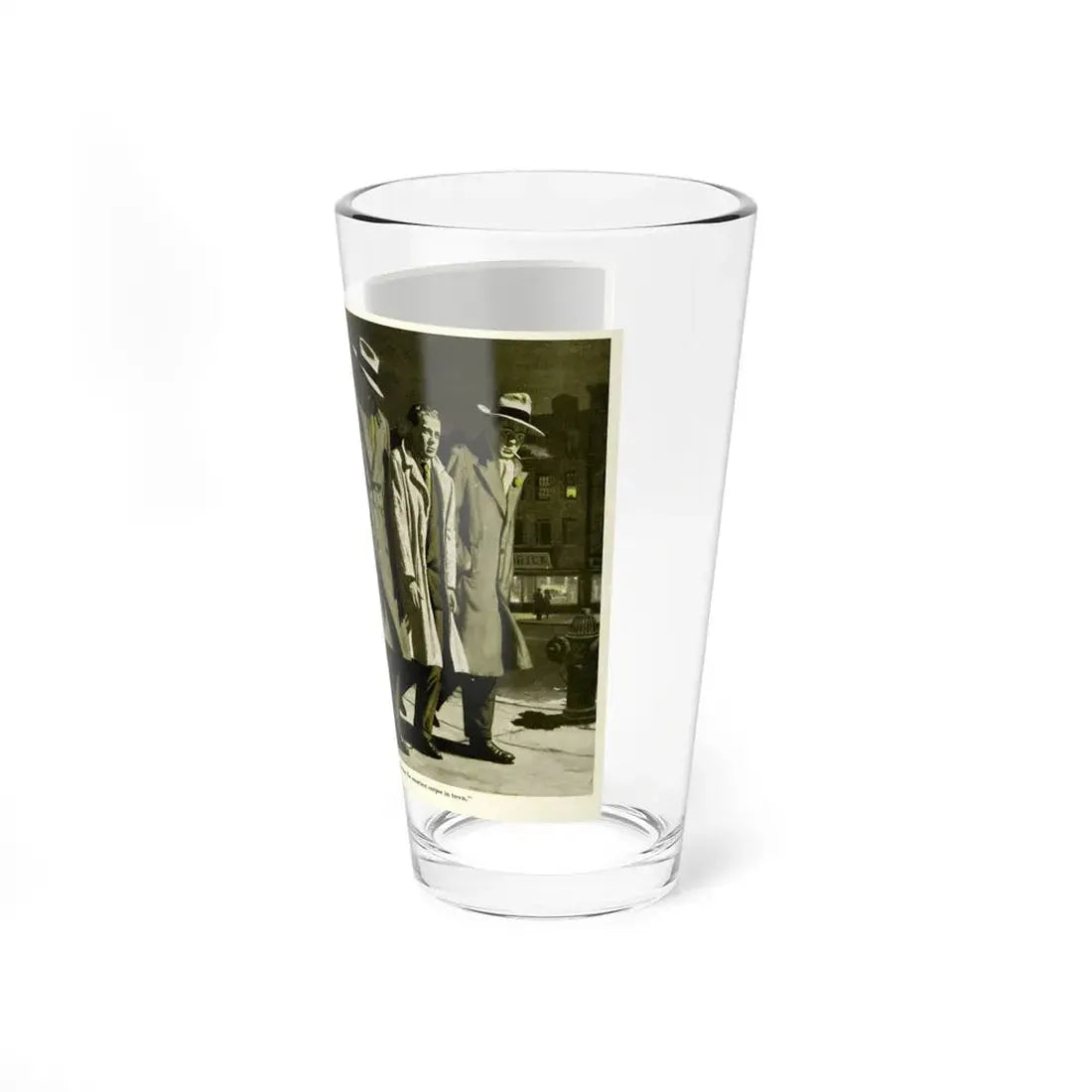 Off to Meet Mr Big, 1950 (Magazine Illustration) Pint Glass 16oz - Go Mug Yourself