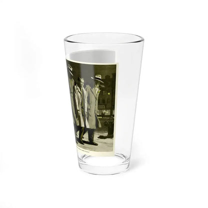 Off to Meet Mr Big, 1950 (Magazine Illustration) Pint Glass 16oz - Go Mug Yourself