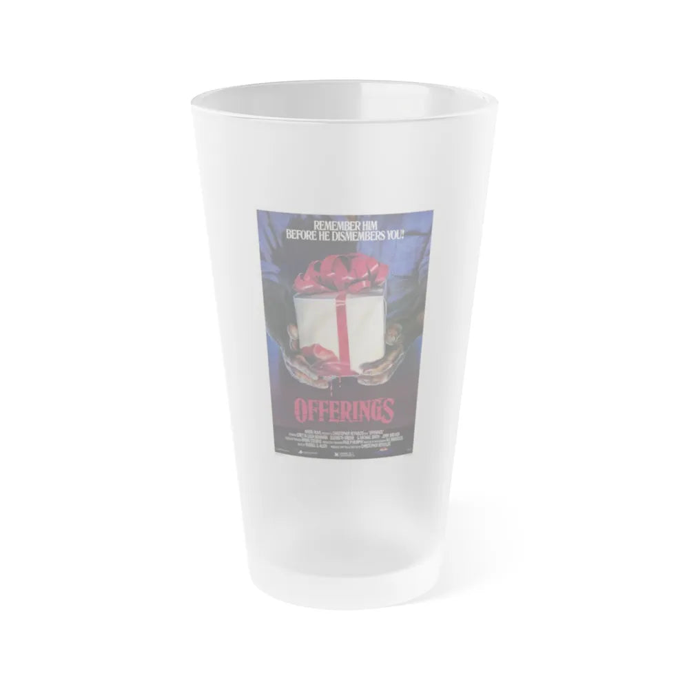 OFFERINGS 1989 Movie Poster - Frosted Pint Glass 16oz-16oz-Frosted-Go Mug Yourself