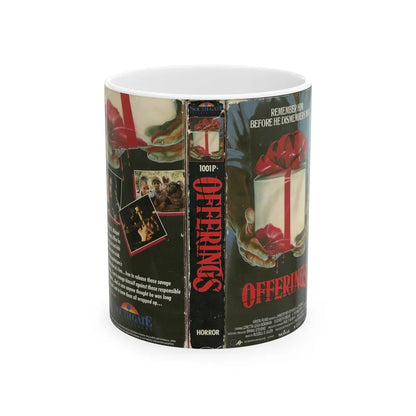 OFFERINGS SOUTHGATE ENTERTAINMENT (VHS COVER) - White Coffee Mug-11oz-Go Mug Yourself