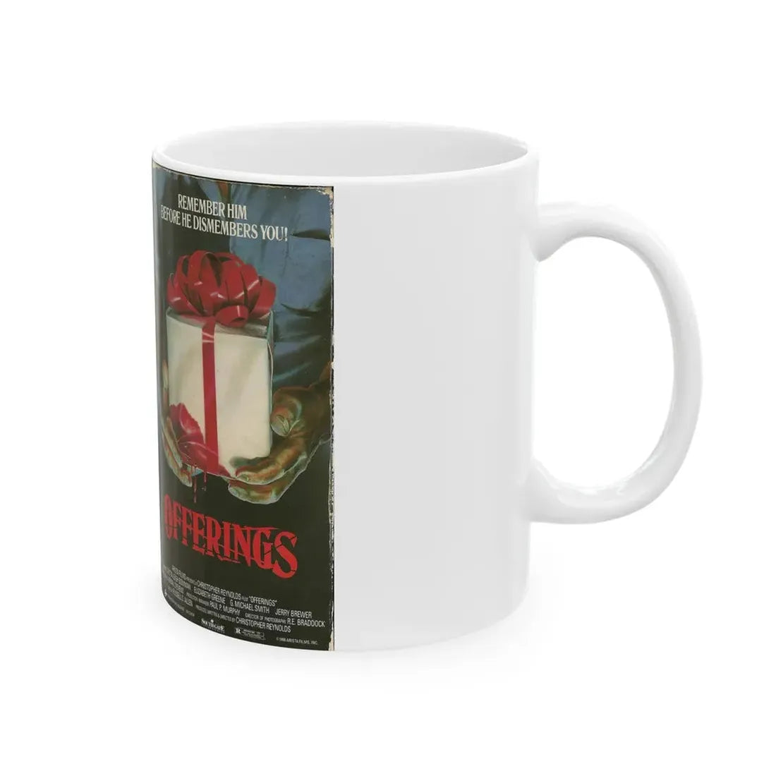 OFFERINGS SOUTHGATE ENTERTAINMENT (VHS COVER) - White Coffee Mug - Go Mug Yourself