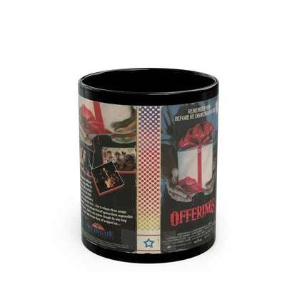 OFFERINGS (VHS COVER) - Black Coffee Mug 11oz - Go Mug Yourself