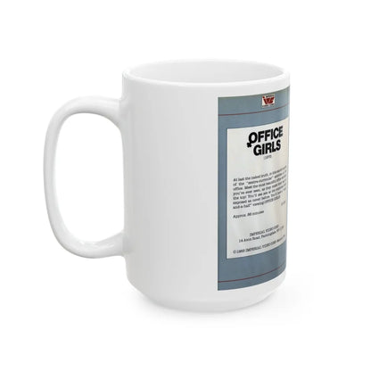 OFFICE GIRLS (VHS COVER) - White Coffee Mug-Go Mug Yourself